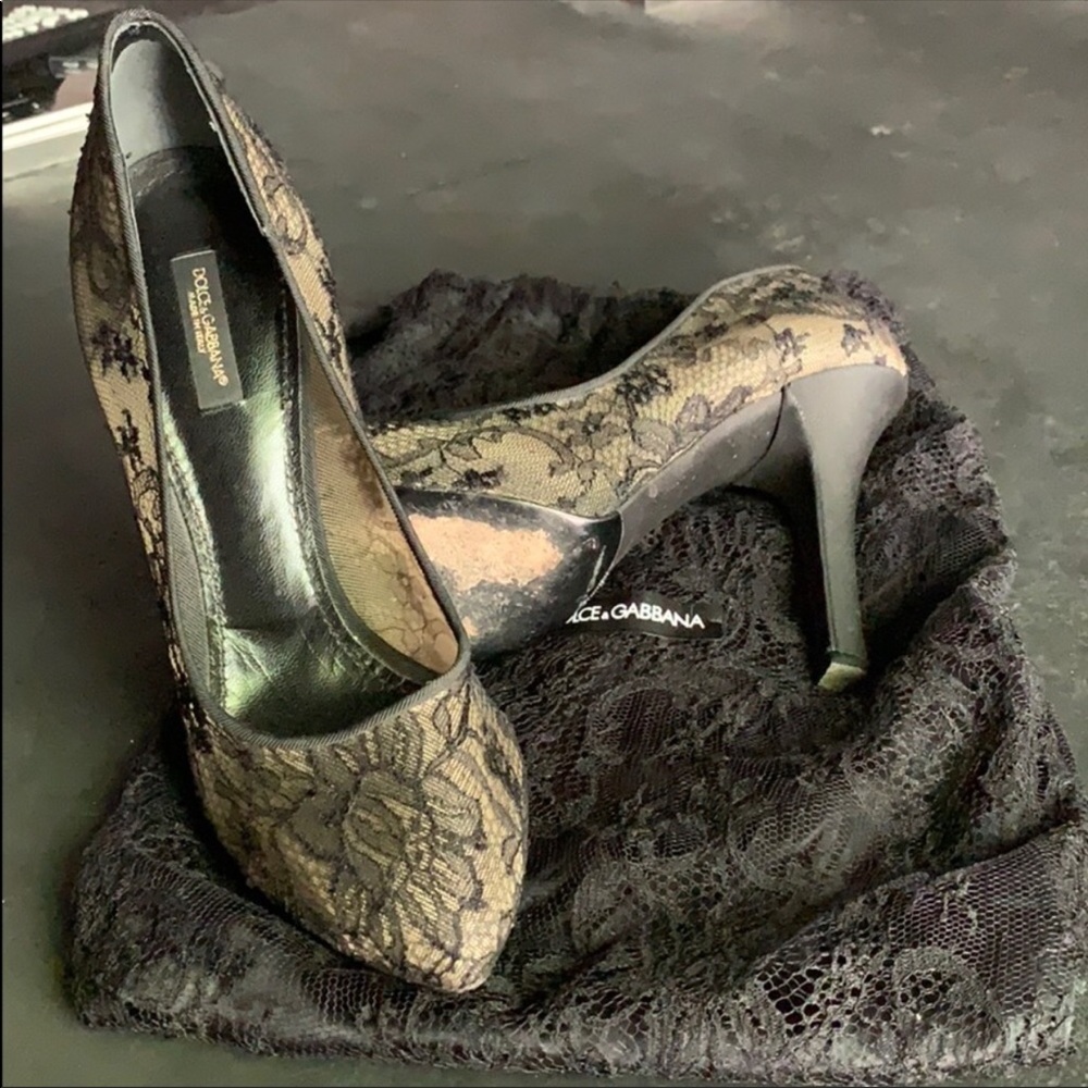 Dolce & Gabbana Lace Heels